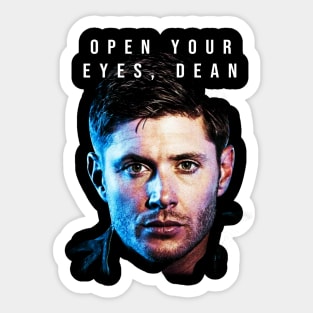 Supernatural Open Your Eyes Dean Sticker